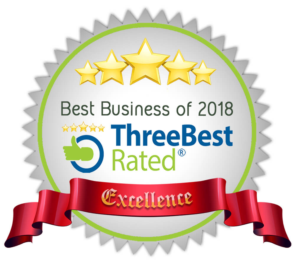 Three best rated badge