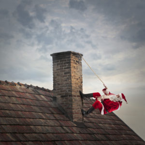 santa chimney